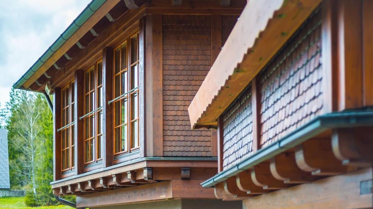 Schwarzwald Lodge Inselklause Schönwalde Exterior foto